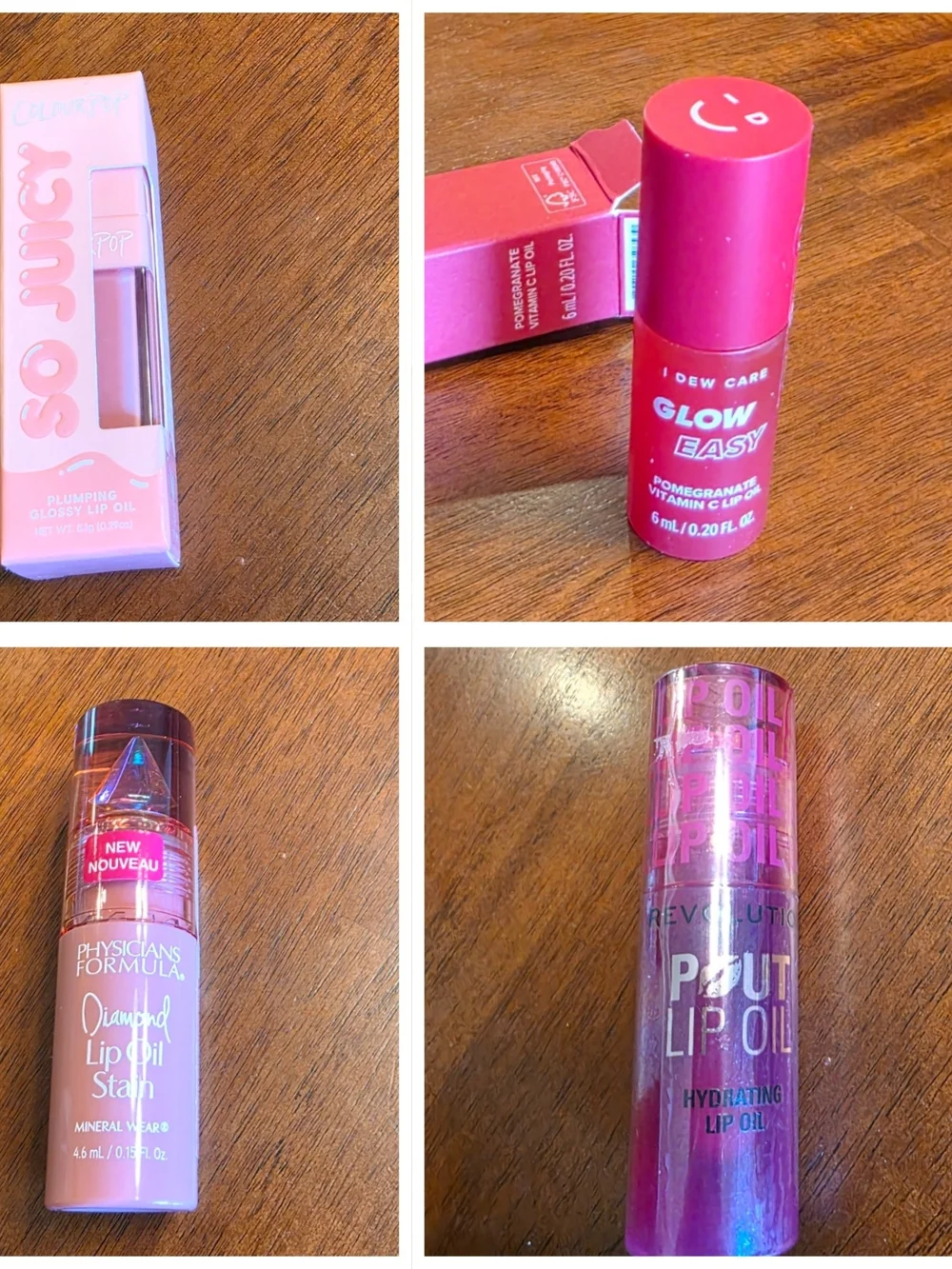 NWT Lip Oil Lot (See pictures for colors & additional information on packages)